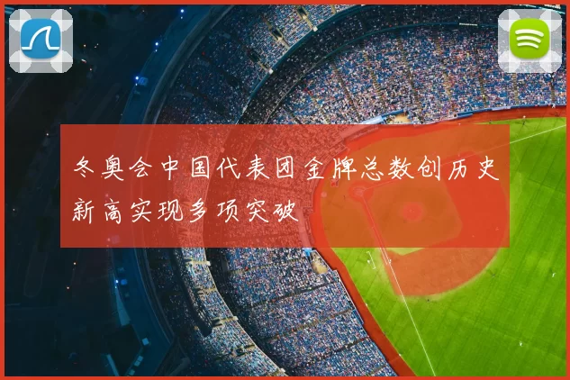 冬奥会中国代表团金牌总数创历史新高实现多项突破