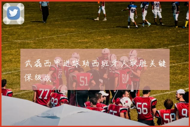 武磊西甲进球助西班牙人取胜关键保级战